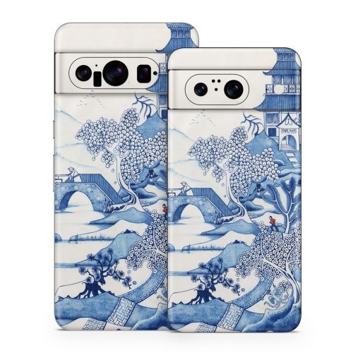 Blue Willow Google Pixel 8 Series Skin