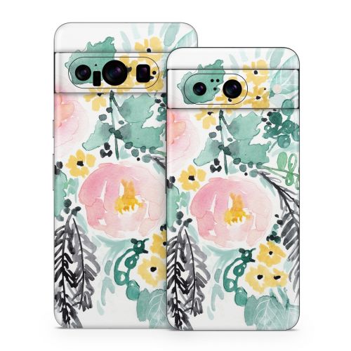 Blushed Flowers Google Pixel 8 Series Skin