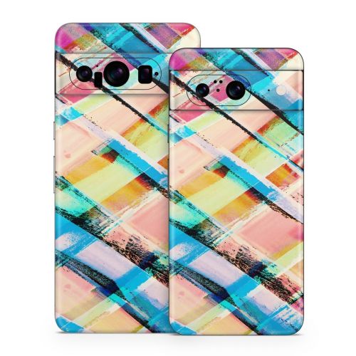 Check Stripe Google Pixel 8 Series Skin