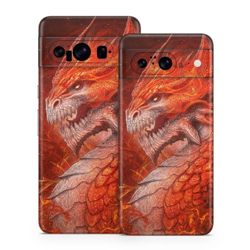 Flame Dragon Google Pixel 8 Series Skin