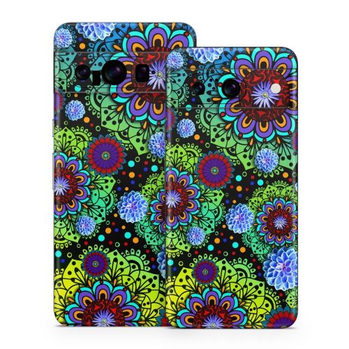 Funky Floratopia Google Pixel 8 Series Skin