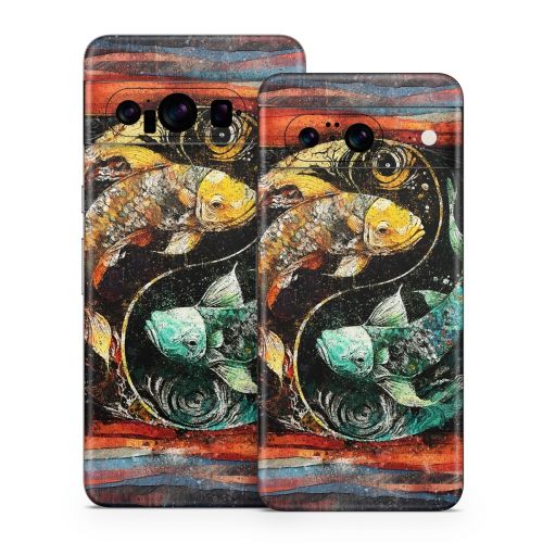Koi Fish Yin Yang Google Pixel 8 Series Skin