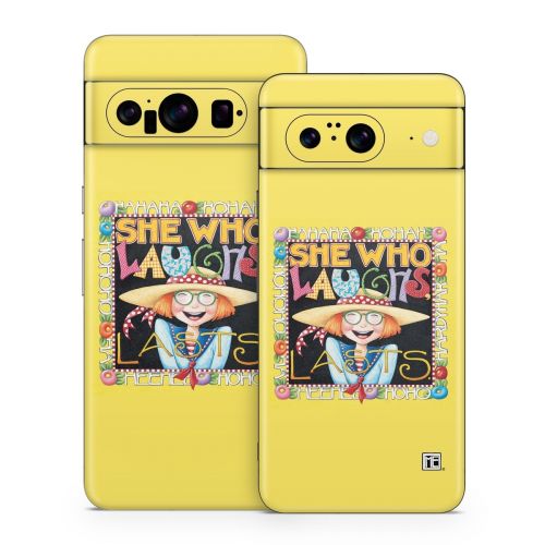 She Who Laughs Google Pixel 8 Series Skin