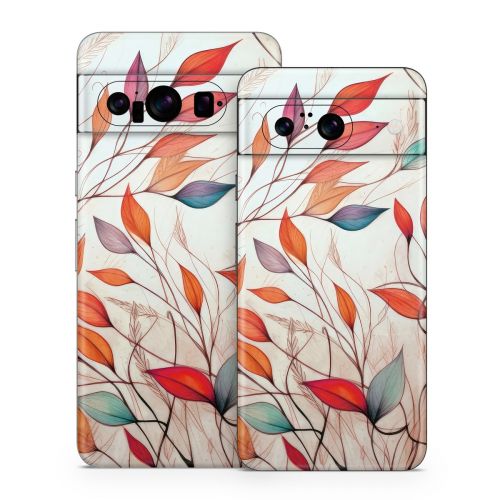 Leaf Sketches Google Pixel 8 Series Skin
