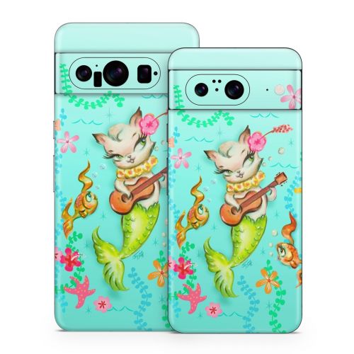 Merkitten with Ukelele Google Pixel 8 Series Skin