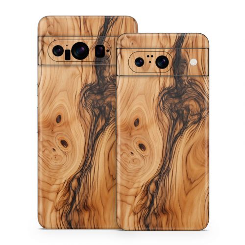 Olive Wood Google Pixel 8 Series Skin