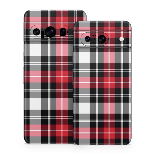 Red Plaid Google Pixel 8 Series Skin