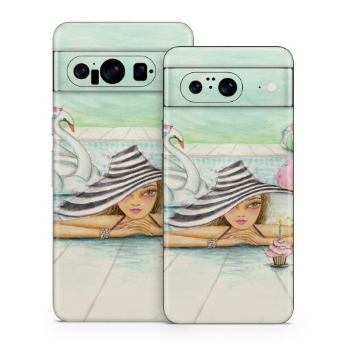 Delphine at the Pool Party Google Pixel 8 Series Skin