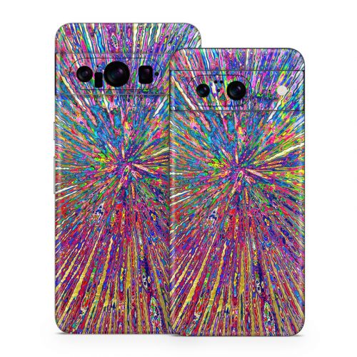 Rainbow Burst Google Pixel 8 Series Skin