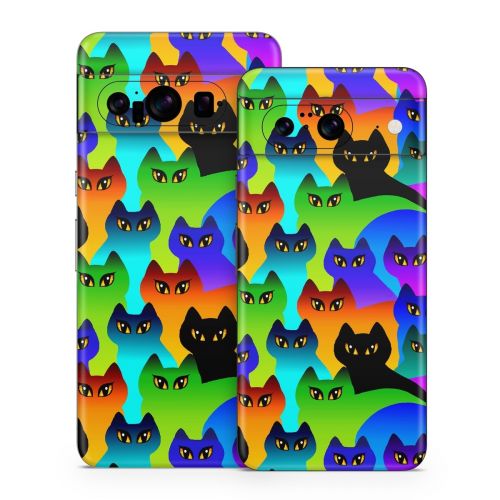 Rainbow Cats Google Pixel 8 Series Skin