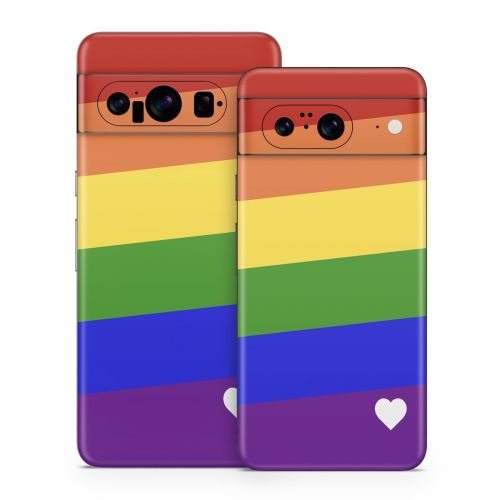Rainbow Stripe Google Pixel 8 Series Skin