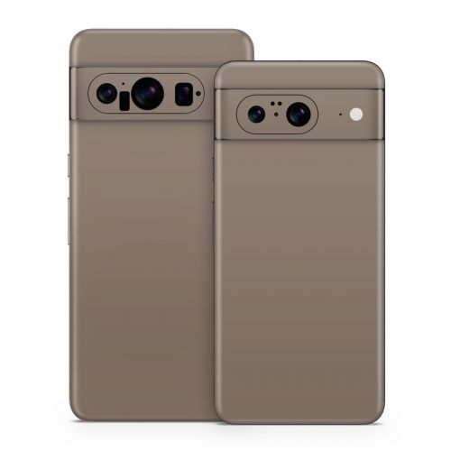 Solid State Flat Dark Earth Google Pixel 8 Series Skin