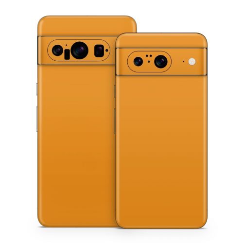 Solid State Orange Google Pixel 8 Series Skin