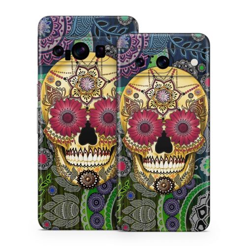 Sugar Skull Paisley Google Pixel 8 Series Skin
