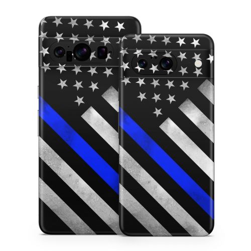 Thin Blue Line Hero Google Pixel 8 Series Skin