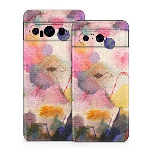 Watercolor Mountains Google Pixel 8 Series Skin