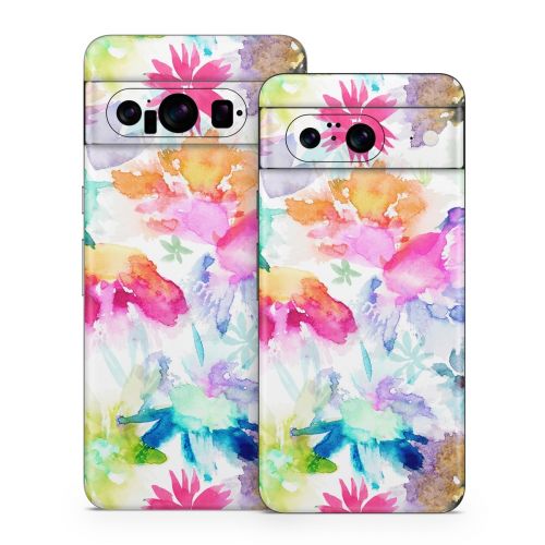 Watercolor Spring Memories Google Pixel 8 Series Skin