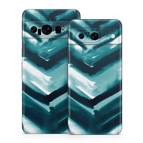 Watercolor Chevron Google Pixel 8 Series Skin