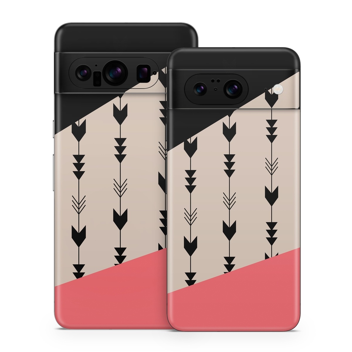 Google Pixel 8 Series Skin design of Line, Pattern, Design, Font, Illustration, with black, gray, pink colors