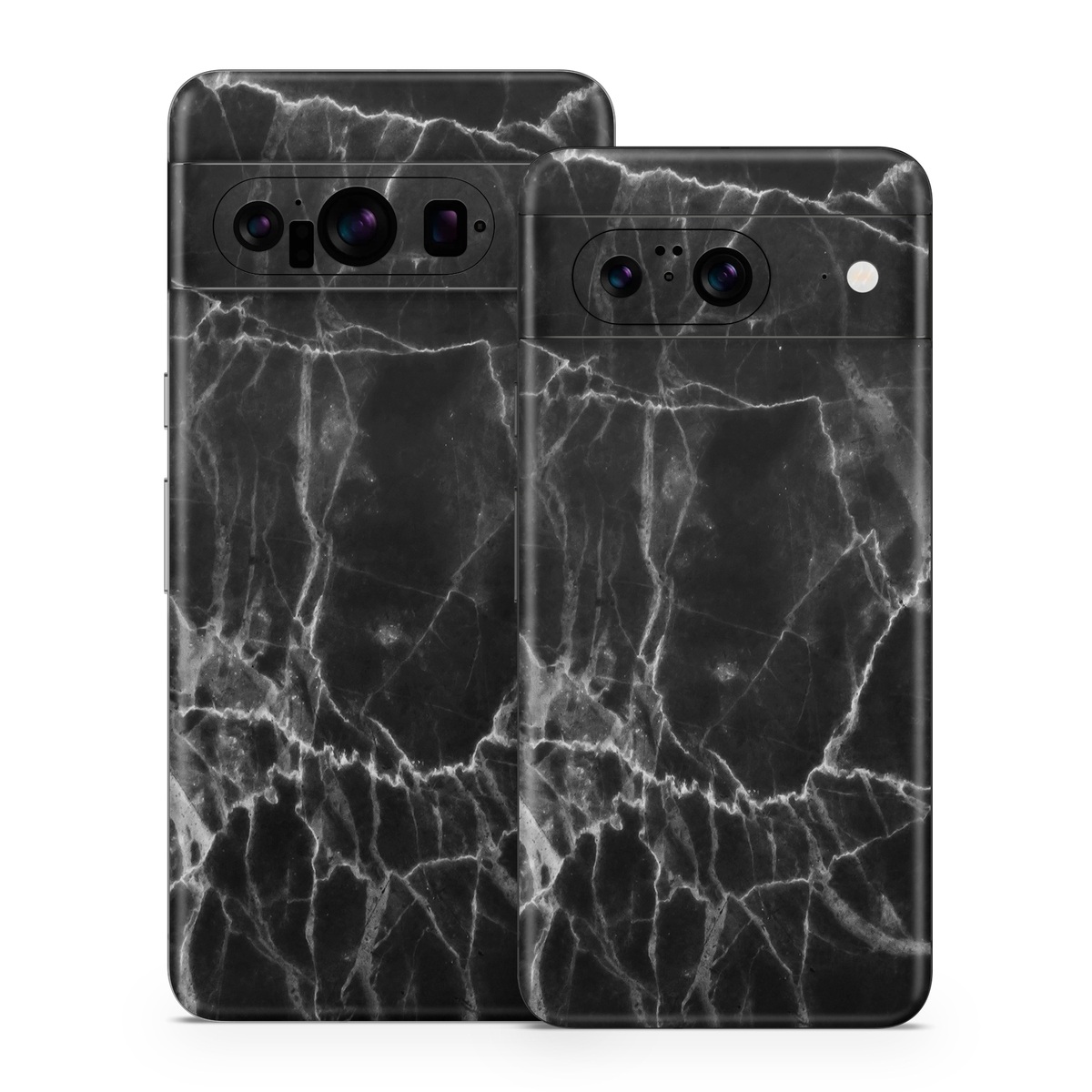 Google Pixel 8 Series Skin design of Black, White, Nature, Black-and-white, Monochrome photography, Branch, Atmosphere, Atmospheric phenomenon, Tree, Sky, with black, white colors