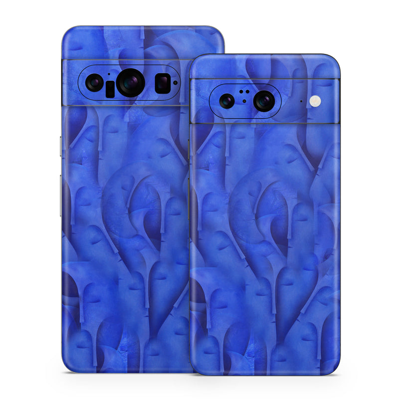 Google Pixel 8 Series Skin design of Blue, Graphics
