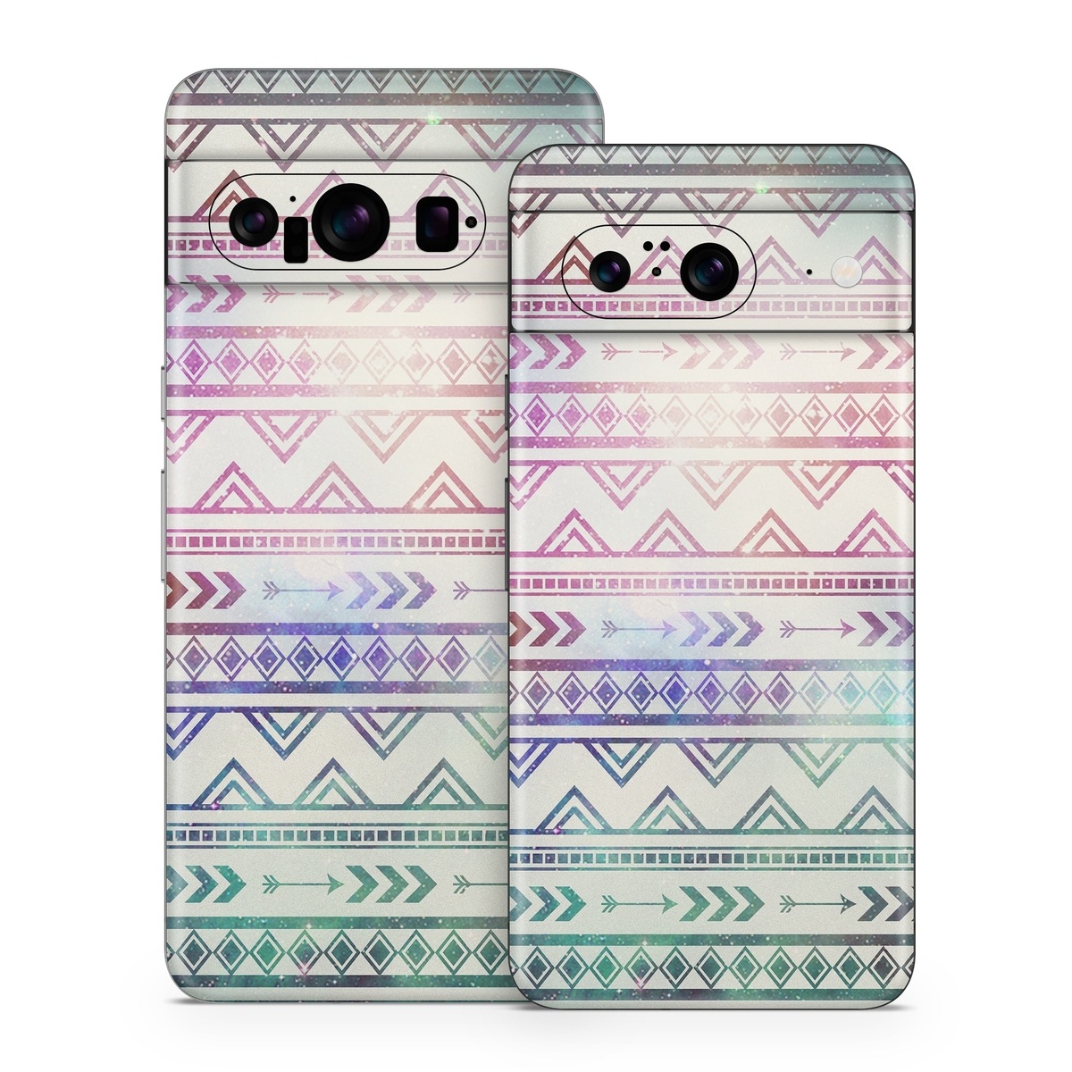 Google Pixel 8 Series Skin design of Pattern, Line, Teal, Design, Textile, with gray, pink, yellow, blue, black, purple colors