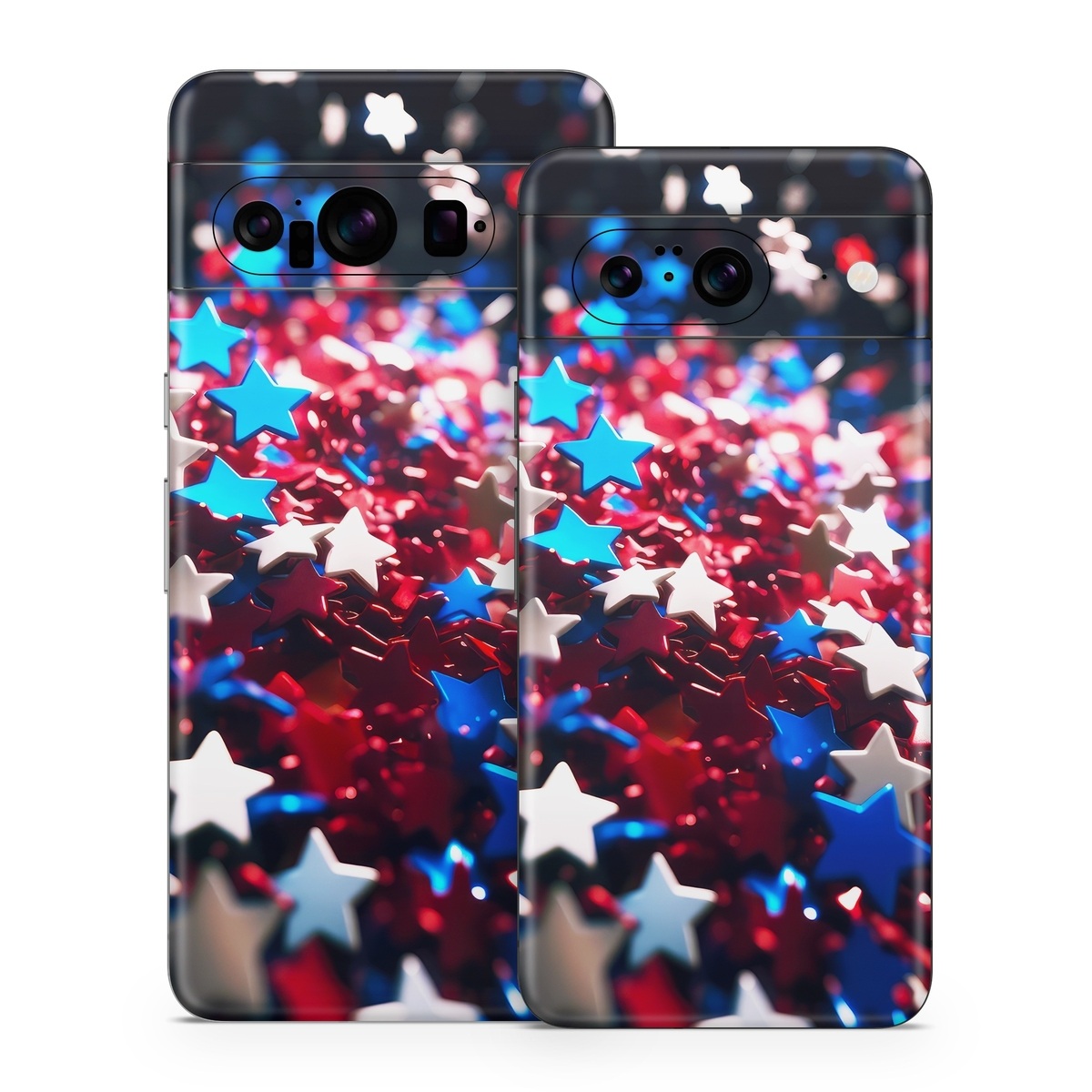 Google Pixel 8 Series Skin design of Colorfulness, Petal, Plant, Magenta, Font, Electric blue, Event, Close-up, Macro photography, Flowering plant, with red, blue, white, black colors