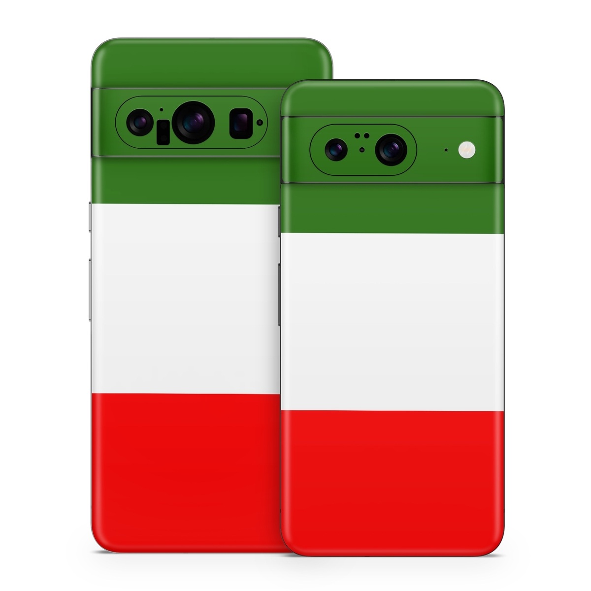 Google Pixel 8 Series Skin design of Green, Red, Pink, Turquoise, Material property, Magenta, Font, Rectangle, Pattern, Graphic design, with white, red, green colors