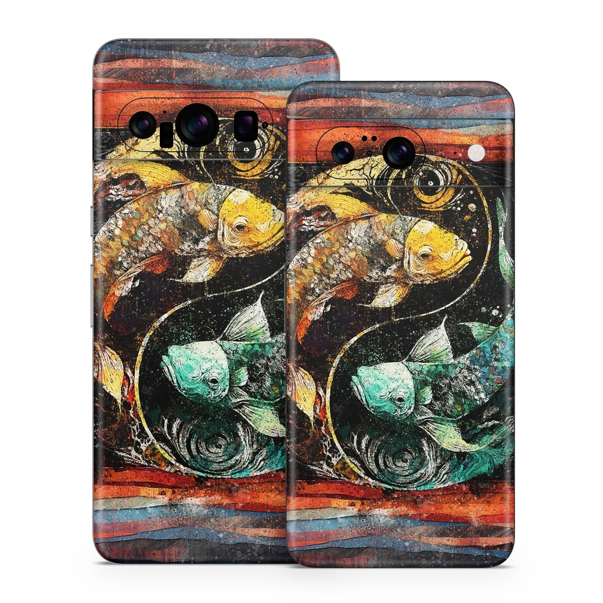 Google Pixel 8 Series Skin design of Art paint, Paint, Painting, Art, Creative arts, Pattern, Visual arts, Mural, Illustration, Graphics, with black, red, blue, yellow, green, orange, purple colors