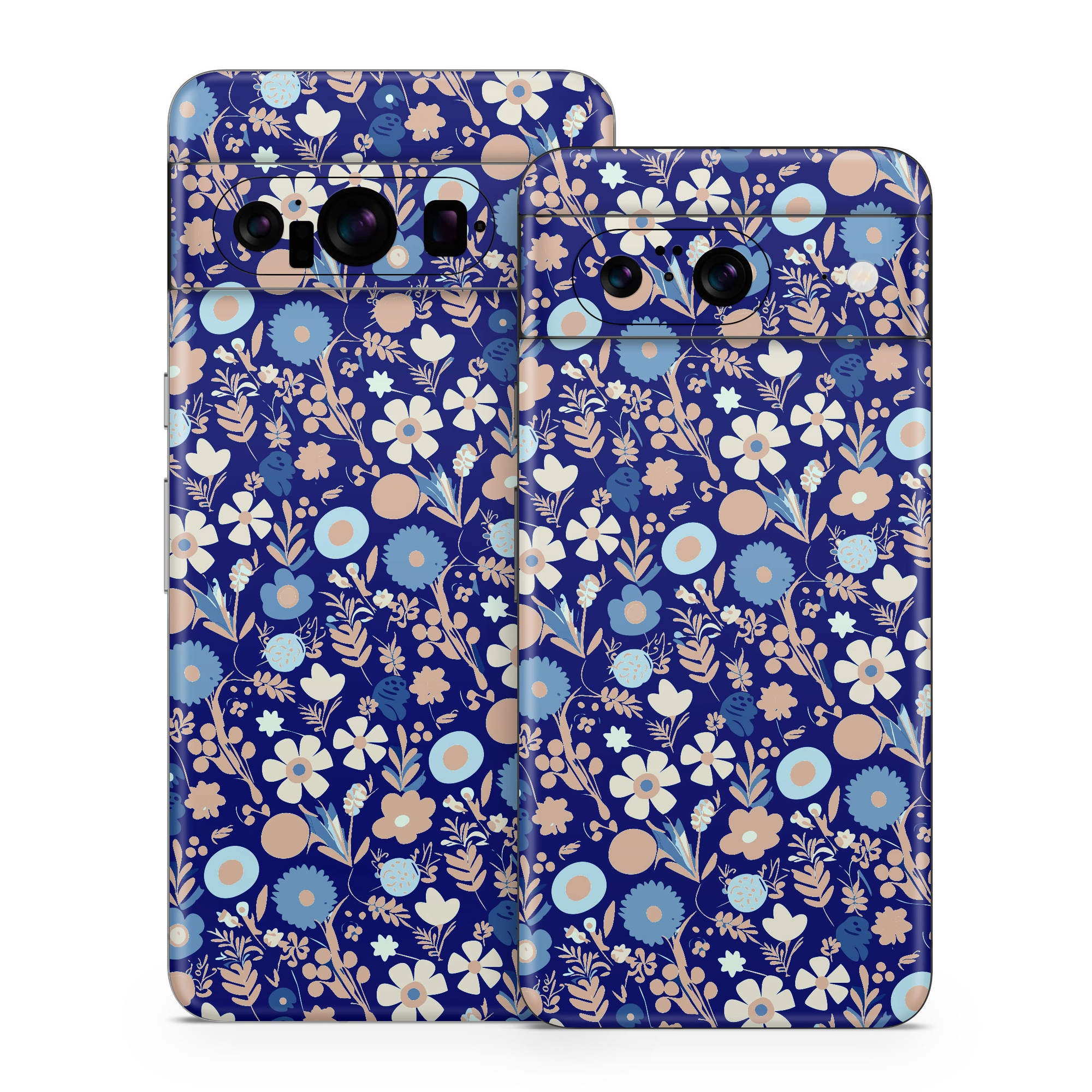 Google Pixel 8 Series Skin design of Pattern, Art, Symmetry, Circle, Electric blue, with blue, white, pink colors