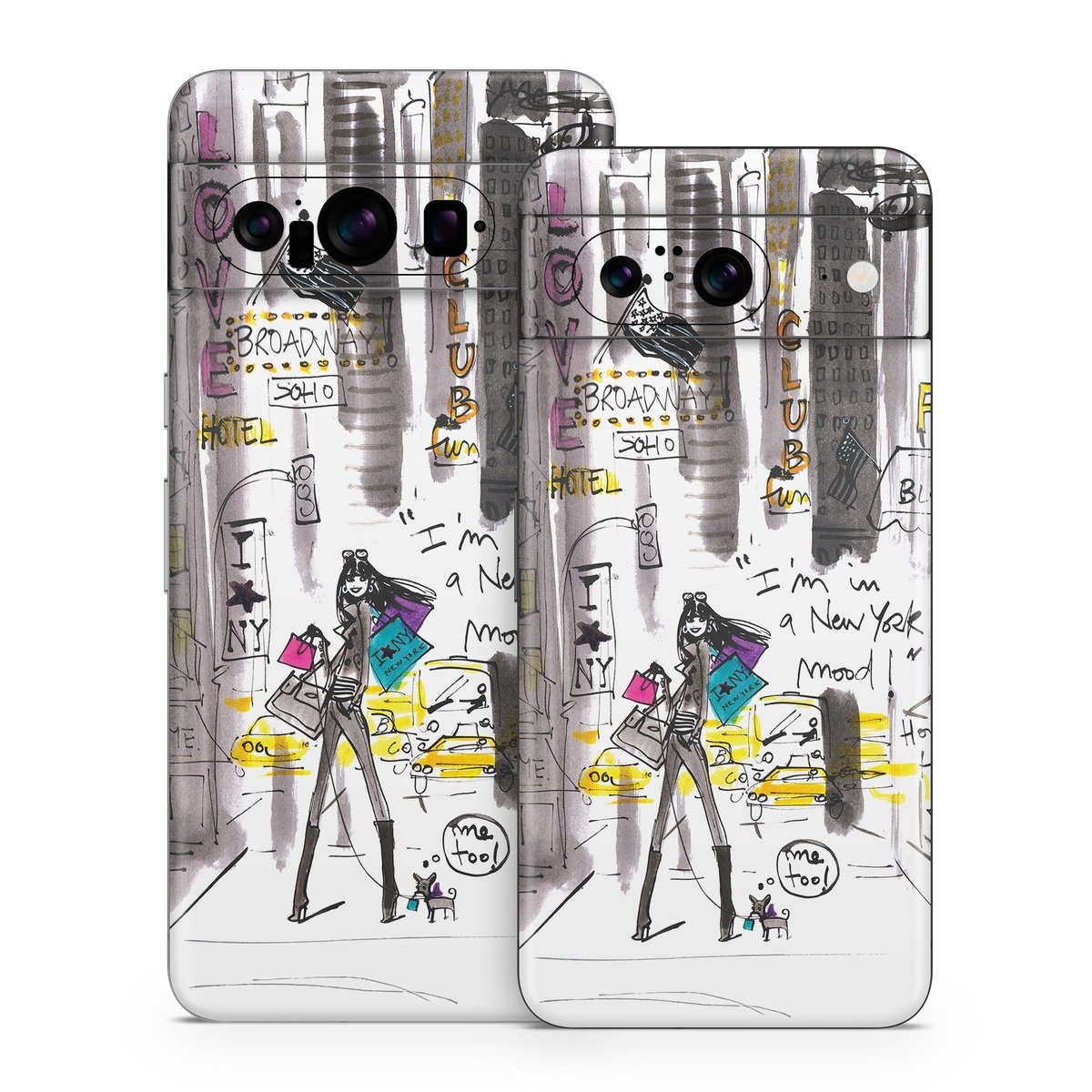 Google Pixel 8 Series Skin design of Drawing, Sketch, Fictional character, Graphic design, Illustration, Art, with gray, white, black, red, green colors