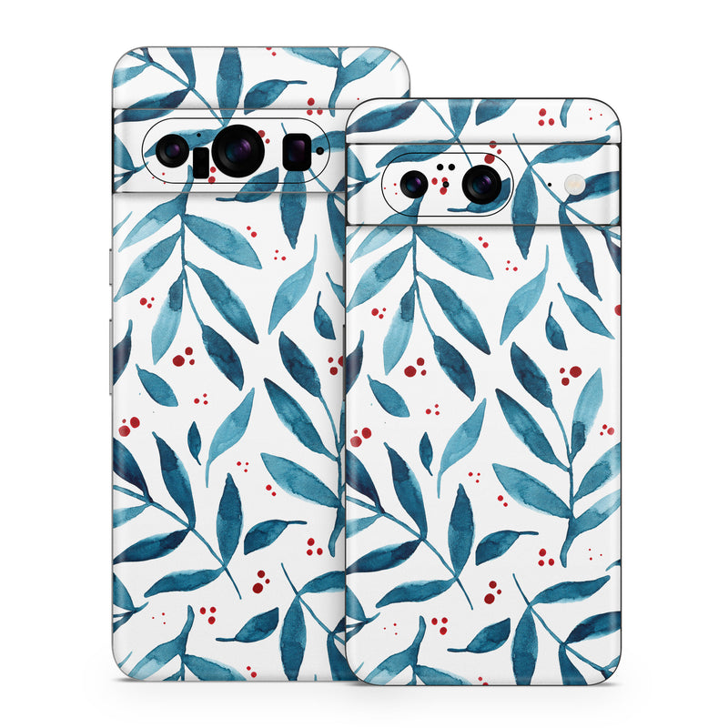 Google Pixel 8 Series Skin design of White, Azure, Textile, Art, Aqua, Material property, Symmetry, Creative arts, Pattern, Electric blue, with white, blue, red colors
