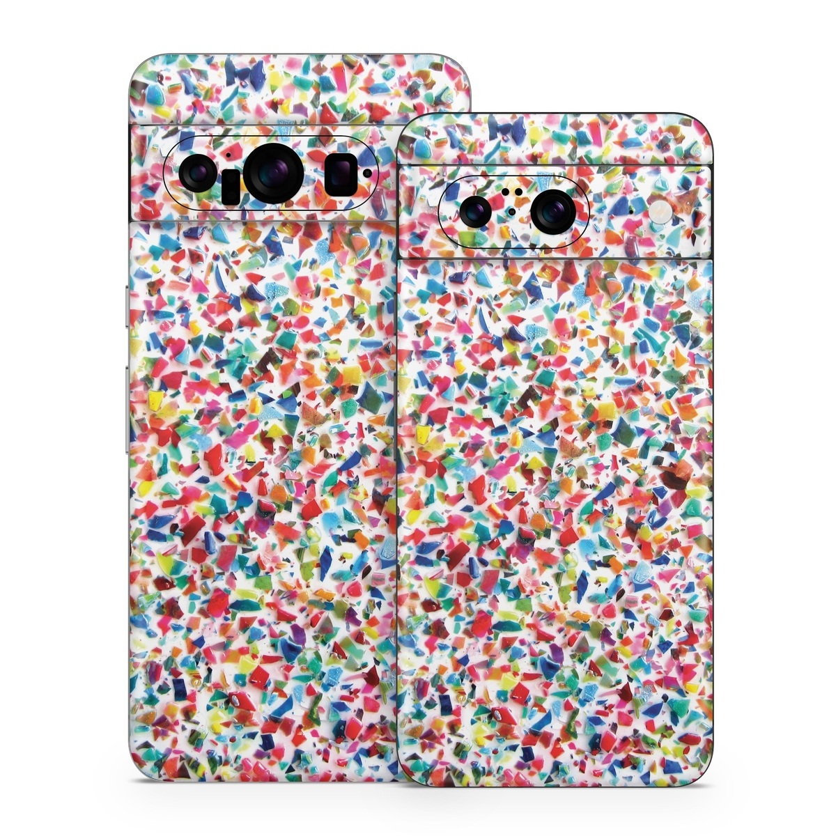 Google Pixel 8 Series Skin design of Pattern, Wrapping paper, with red, orange, pink, blue, green, yellow colors