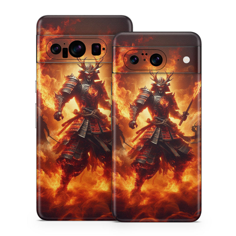 Google Pixel 8 Series Skin design of Armour, Action, Video Game Software, Fictional character, CG artwork, Game, Action-adventure game, Samurai, Mythology, Hero