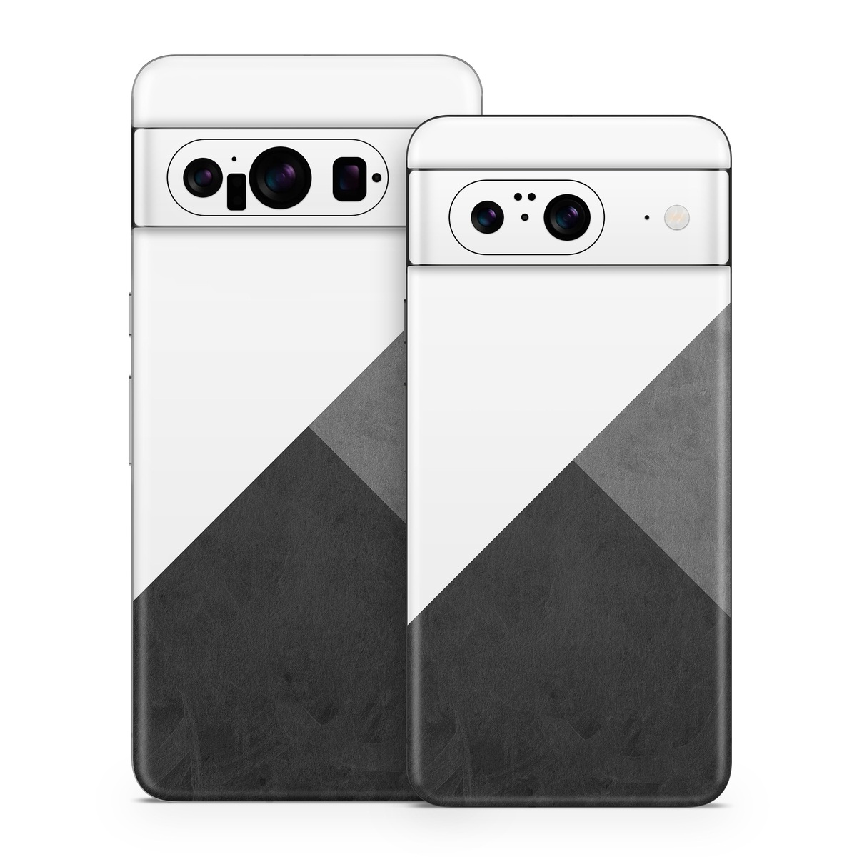Google Pixel 8 Series Skin design of Black, White, Black-and-white, Line, Grey, Architecture, Monochrome, Triangle, Monochrome photography, Pattern, with white, black, gray colors