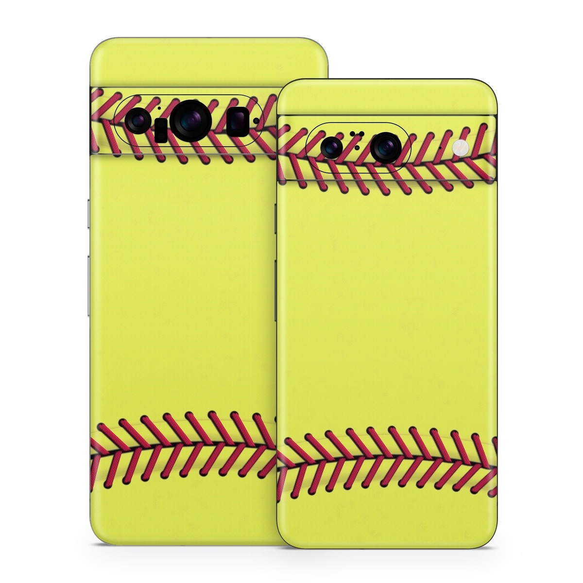 Google Pixel 8 Series Skin design of Yellow, Plant, Line, Slope, Terrestrial plant, Font, Art, Parallel, Circle, Rectangle, with yellow, red colors