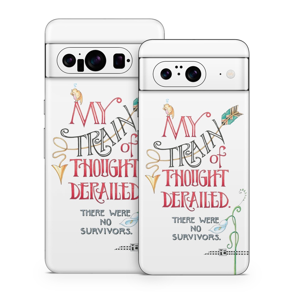 Google Pixel 8 Series Skin design of Text, Font, Line, Illustration, Calligraphy, Graphic design, Art, with white, black, red, yellow, green, blue colors