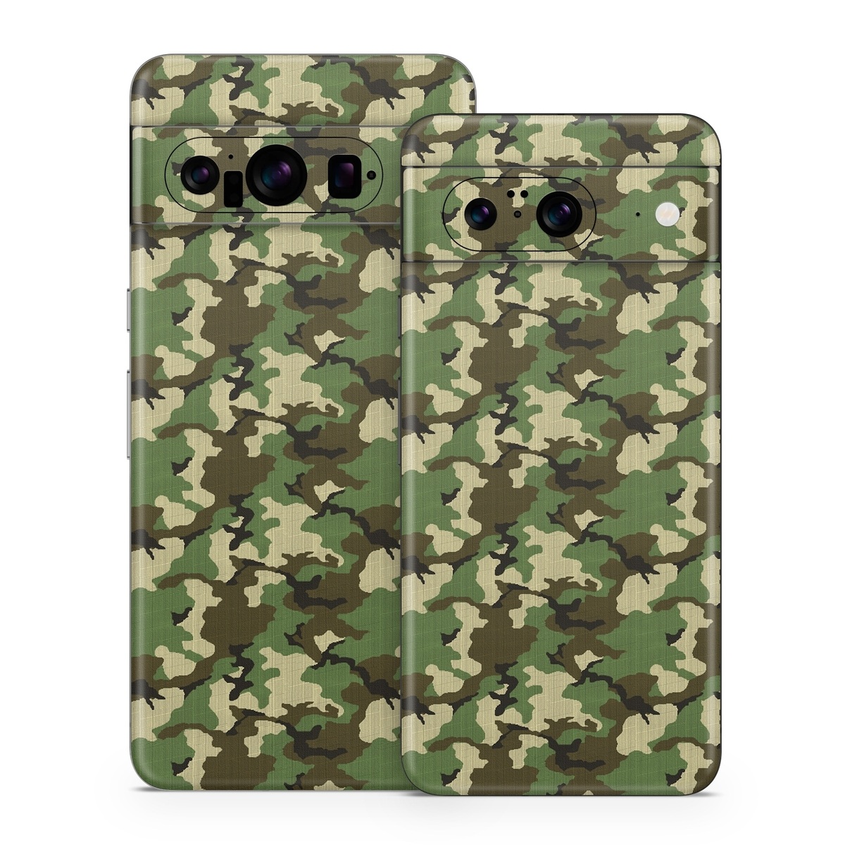 Google Pixel 8 Series Skin design of Military camouflage, Camouflage, Clothing, Pattern, Green, Uniform, Military uniform, Design, Sportswear, Plane, with black, gray, green colors