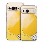 Abstract Yellow Google Pixel 9 Series Skin