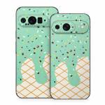 Mint Chocolate Chip Ice Cream Drip Google Pixel 9 Series Skin