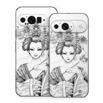 Geisha Sketch Google Pixel 9 Series Skin