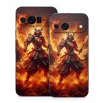 Samurai Fire Google Pixel 9 Series Skin