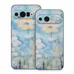 White & Blue Google Pixel 9 Series Skin