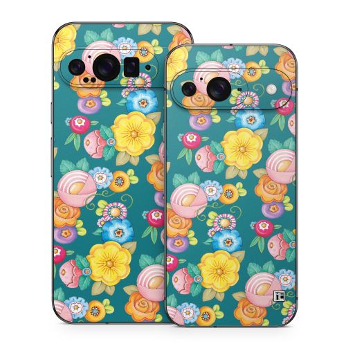 Act Right Flowers Google Pixel 9 Series Skin