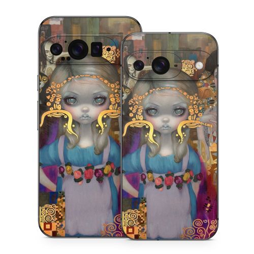 Alice in a Klimt Dream Google Pixel 9 Series Skin