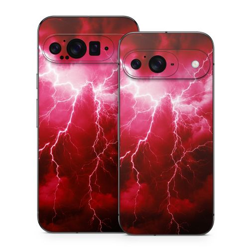 Apocalypse Red Google Pixel 9 Series Skin