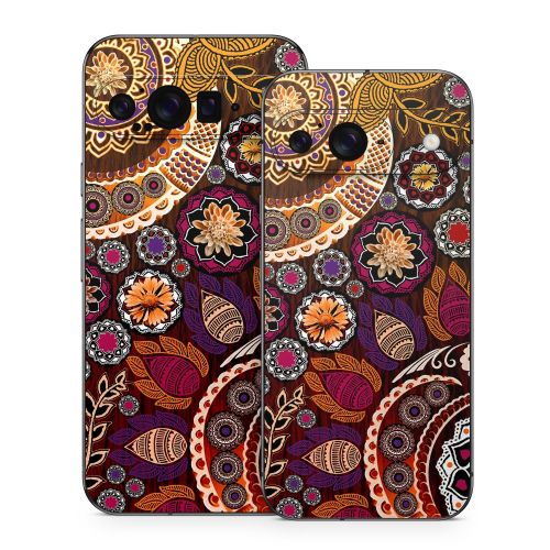 Autumn Mehndi Google Pixel 9 Series Skin