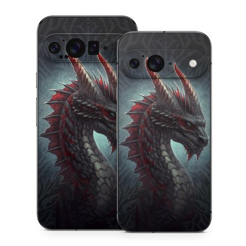 Black Dragon Google Pixel 9 Series Skin