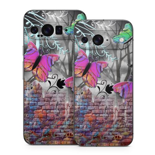 Butterfly Wall Google Pixel 9 Series Skin