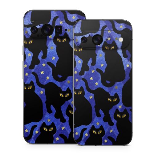 Cat Silhouettes Google Pixel 9 Series Skin